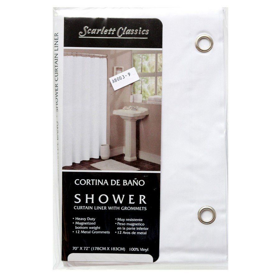 CORTINA PARA BAÑO FORRO PLAST. SC-727/SC-LIN03WHI
