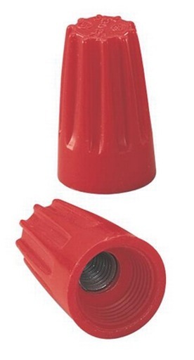 CONECTOR AISLADO P/UNION CABLE/ALAMBRE 18-10 AWG 66-3 (ROJO)