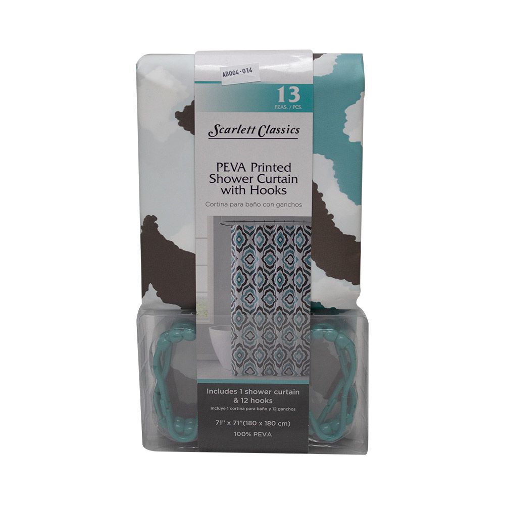 CORTINA D/BAÑO 180X180CM BA-4195