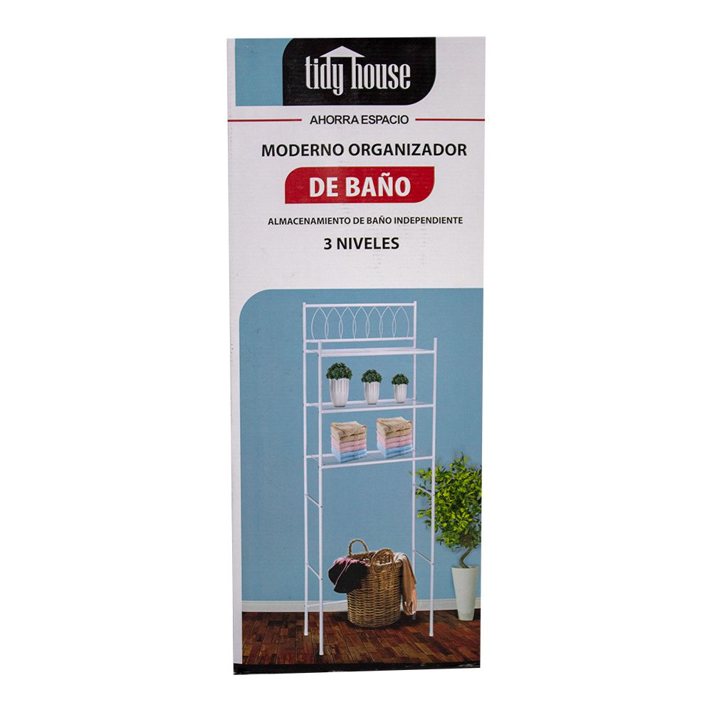 ORGANIZADOR  METAL BAÑO 3 NIVELES TDY-303WT