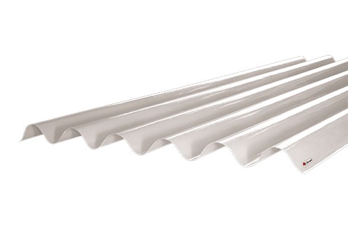 LAMINA PLAST CANAL DURALITA P7 CAL.100 BLANCO LECHOSO 6 PIES
