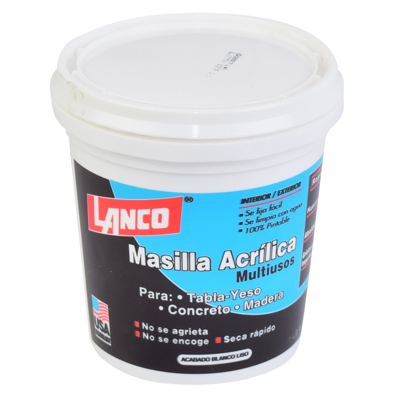 MASILLA ACRILICA MULTIUSO INT. Y EXT. SPACKLING PINTA LANCO SC-101-6