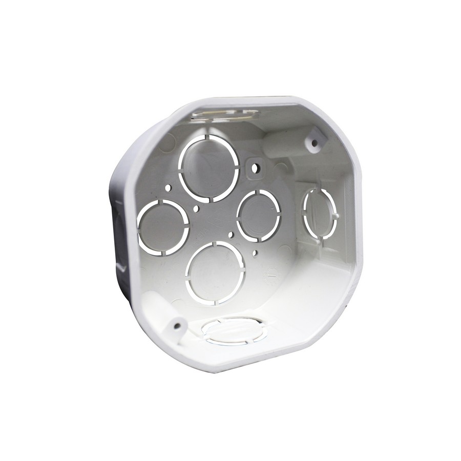 CAJA OCTAGONAL PLAST. 4X1/2X3/4