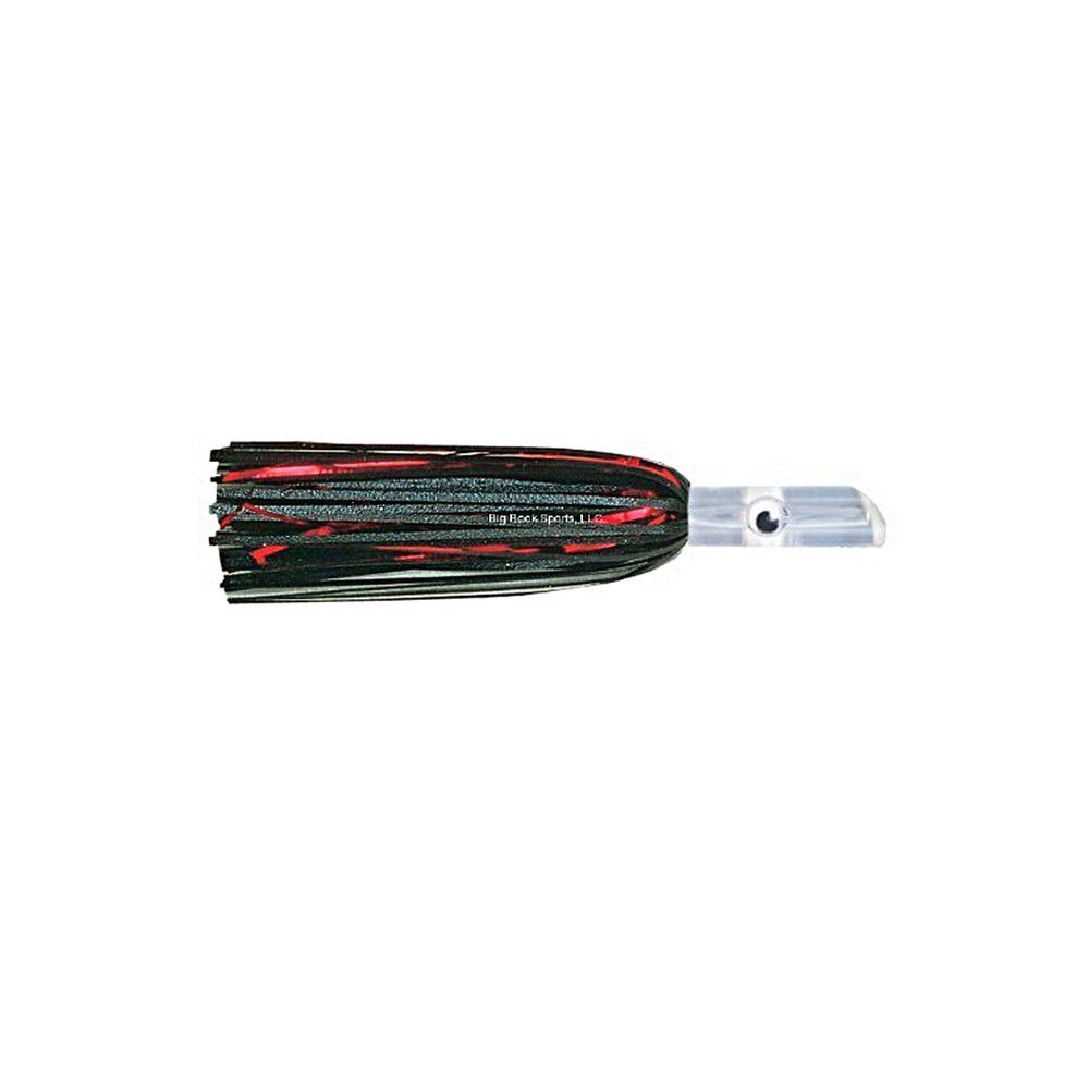 LIL SWIMMER TROLLING LURE C&amp;H CH-LSW19 BLACK/RED MYLAR SKIRT