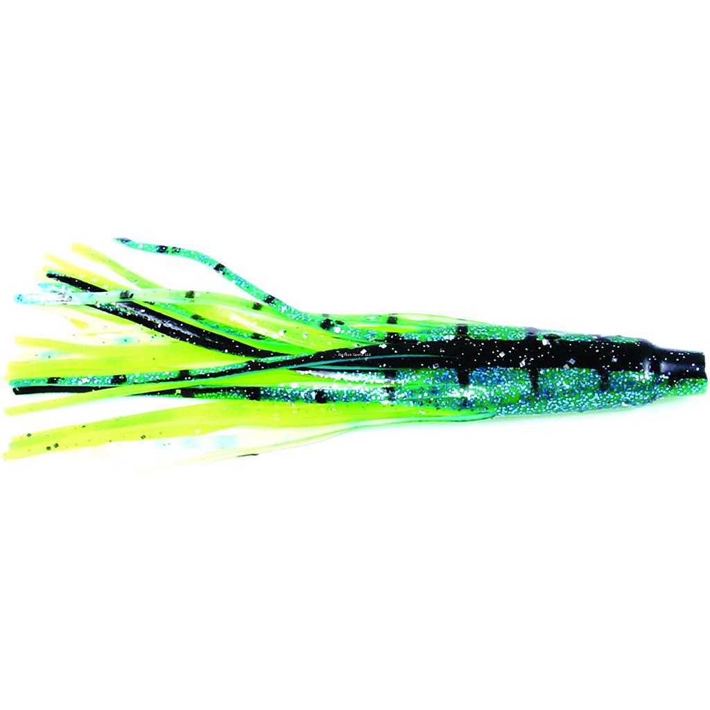 TUNA TAIL SKIRT BILLFISHER TT62-DOL 6 PULG DOLPHIN GRN/CHT/WHT (2PK)