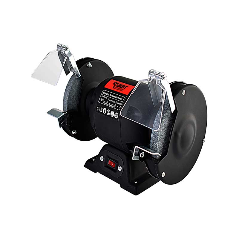 ESMERIL ELECT. DE BANCO 6 PLG. 2 RDAS. 1/3HP 250W 110V BBT MD3215S (NC)