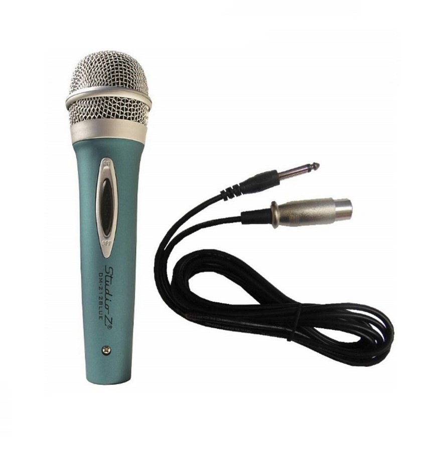 MICROFONO ALAMBRICO DM-212 BLUE