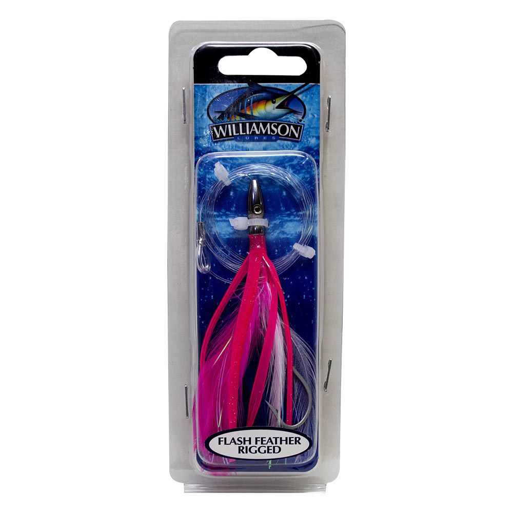 FLASH FEATHER 04  PINK/ WHT