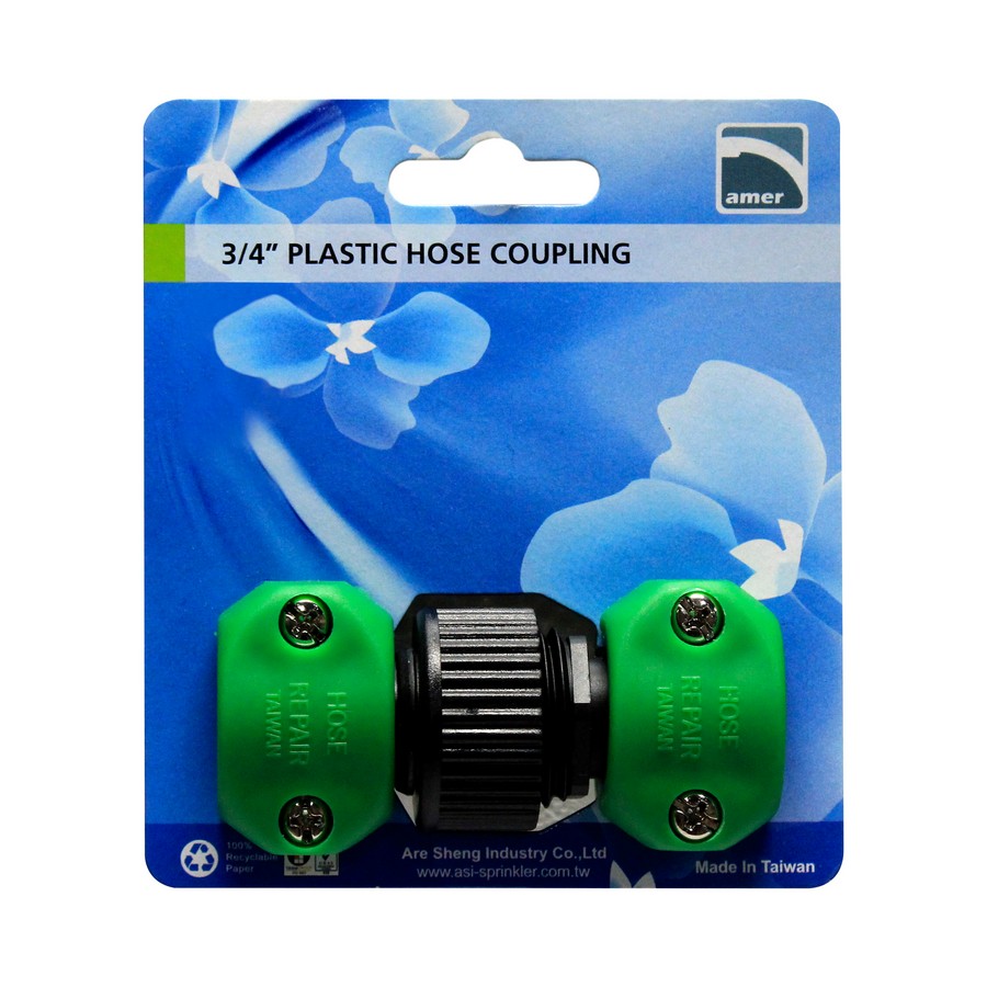 TERMINAL PLAST. MACHO/HEMBRA PARA MANGUERA 3/4 P09-3100+3110-34