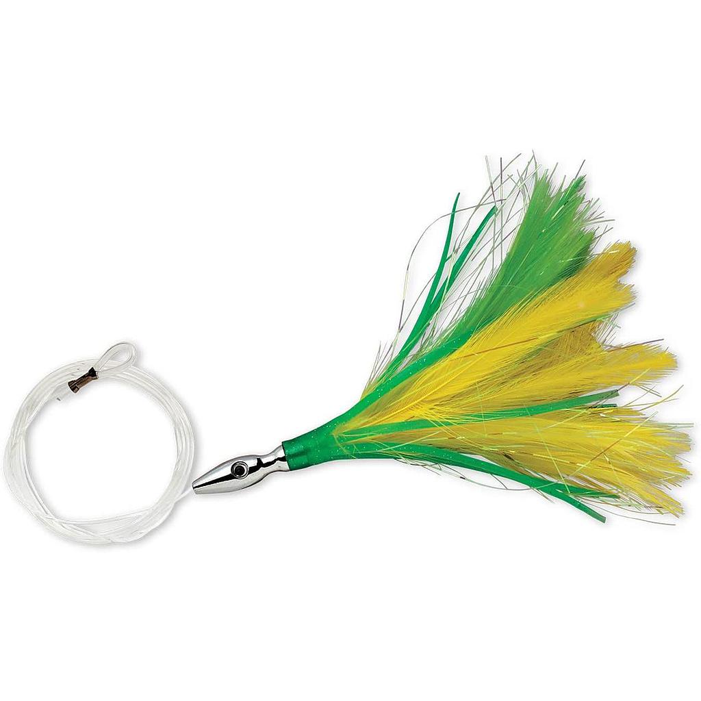 FLASH FEATHER 03  YLW/ GRN (NC)