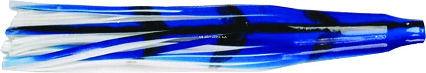 TUNA TAIL SKIRT BILLFISHER TT62-BWM 6 PULG BLUE/WHITE/BLK MACK STRIPE (2PK)