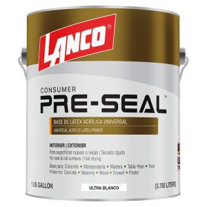 BASE Y SELLADOR LATEX BLANCO PRE-SEAL GAL. LANCO