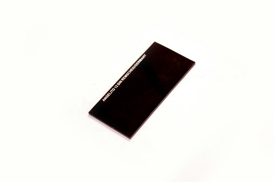 VIDRIO PARA CARETA RECTANGULAR OSCURO #12 3150 (DESC)