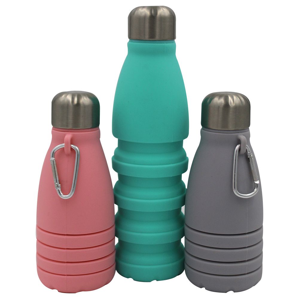 BOTELLA P/AGUA PLEGABLE 550ML 84022