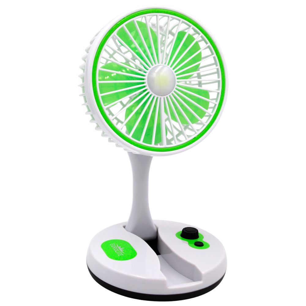VENTILADOR RECARG. PORTATIL 17CM PLEGABLE EL-3040