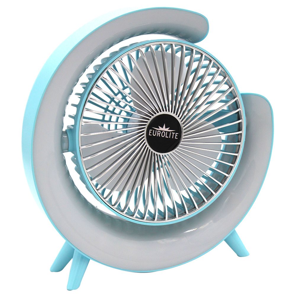 VENTILADOR ESCRITORIO CON LAMPARA 3VEL EL-3048