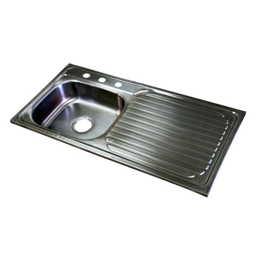 FREGADERO ACERO INOX 1X0.50 DER