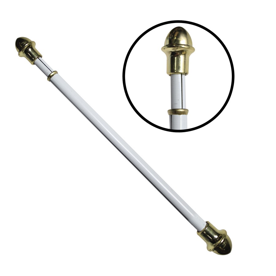 CORTINERO REDONDO BLANCO 28 X 48