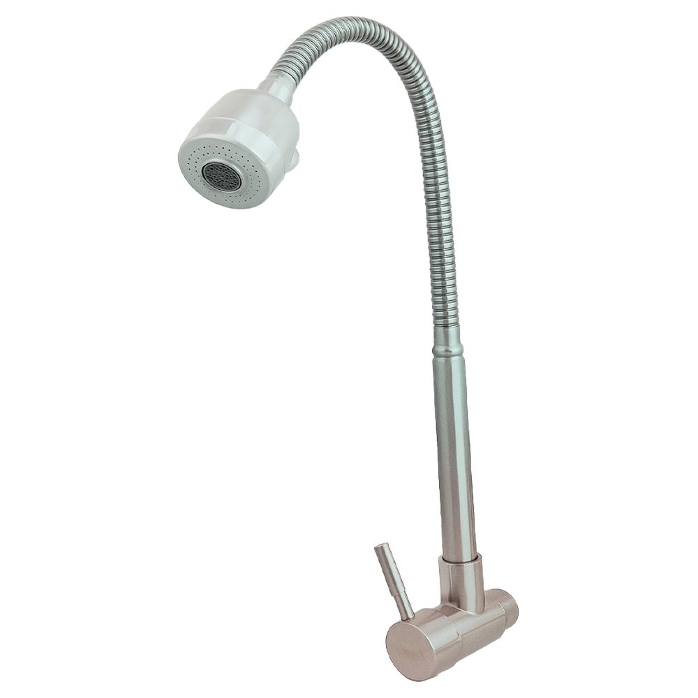 LLAVE FREGADERO GRIVEN CUELLO FLEXIBLE PARED GV-SSF-03