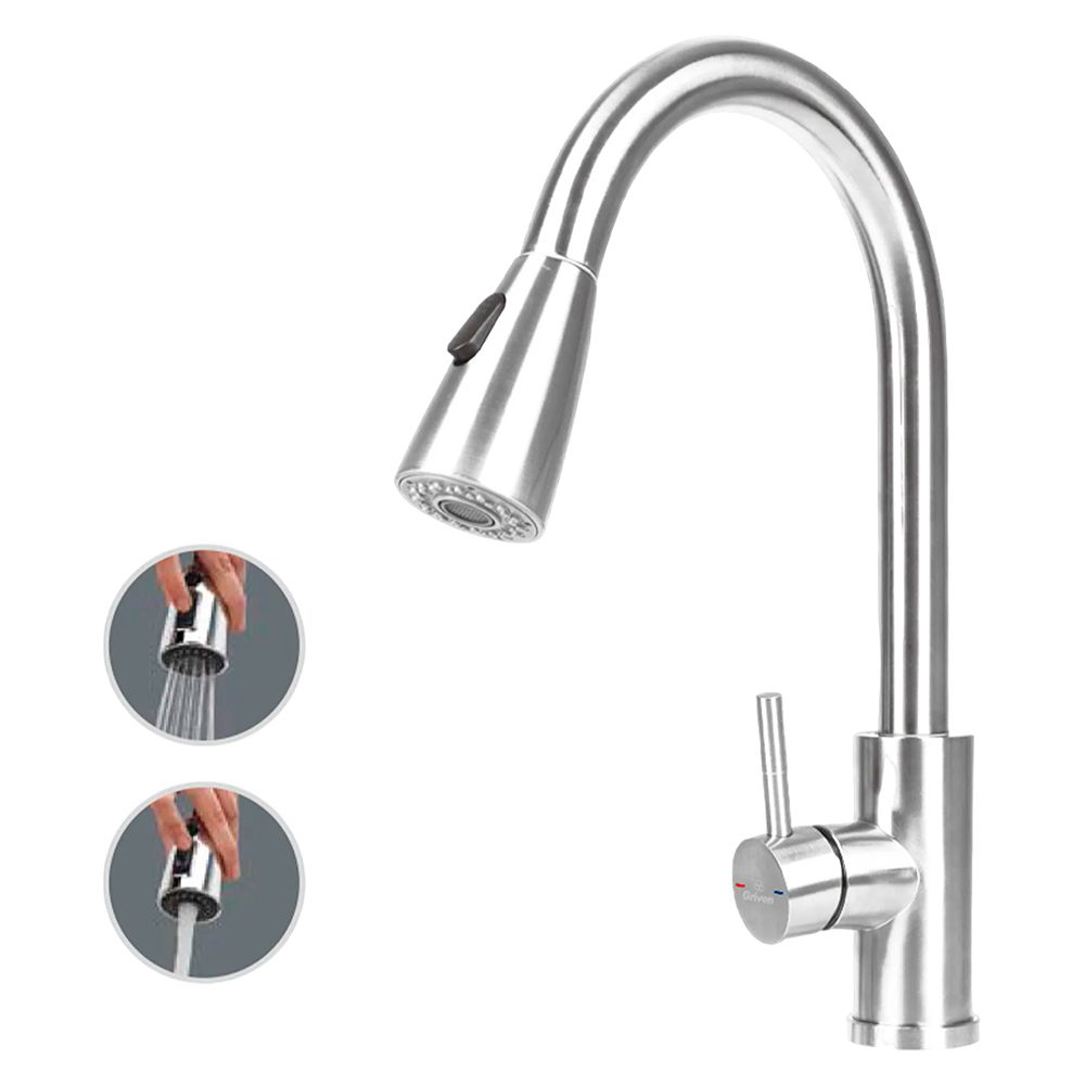 LLAVE FREGADERO GRIVEN CUELLO FLEXIBLE A367-SH8800