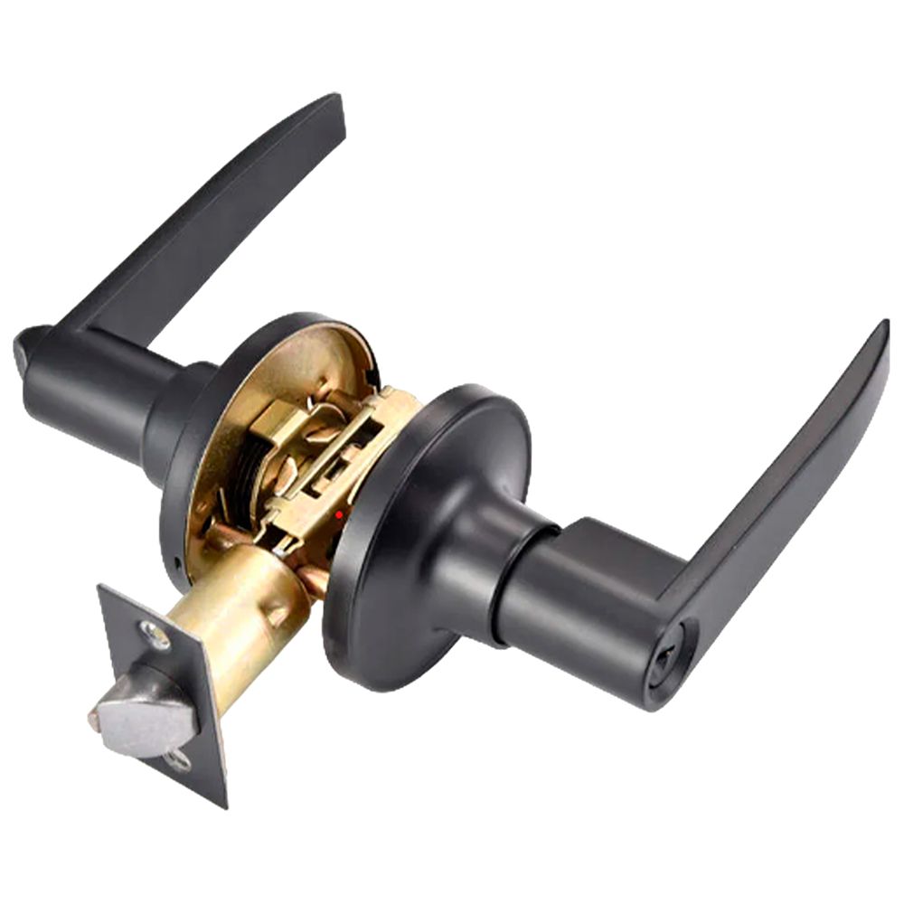 CERRADURA VERA PALANCA S/LLAVE NEGRO 46542