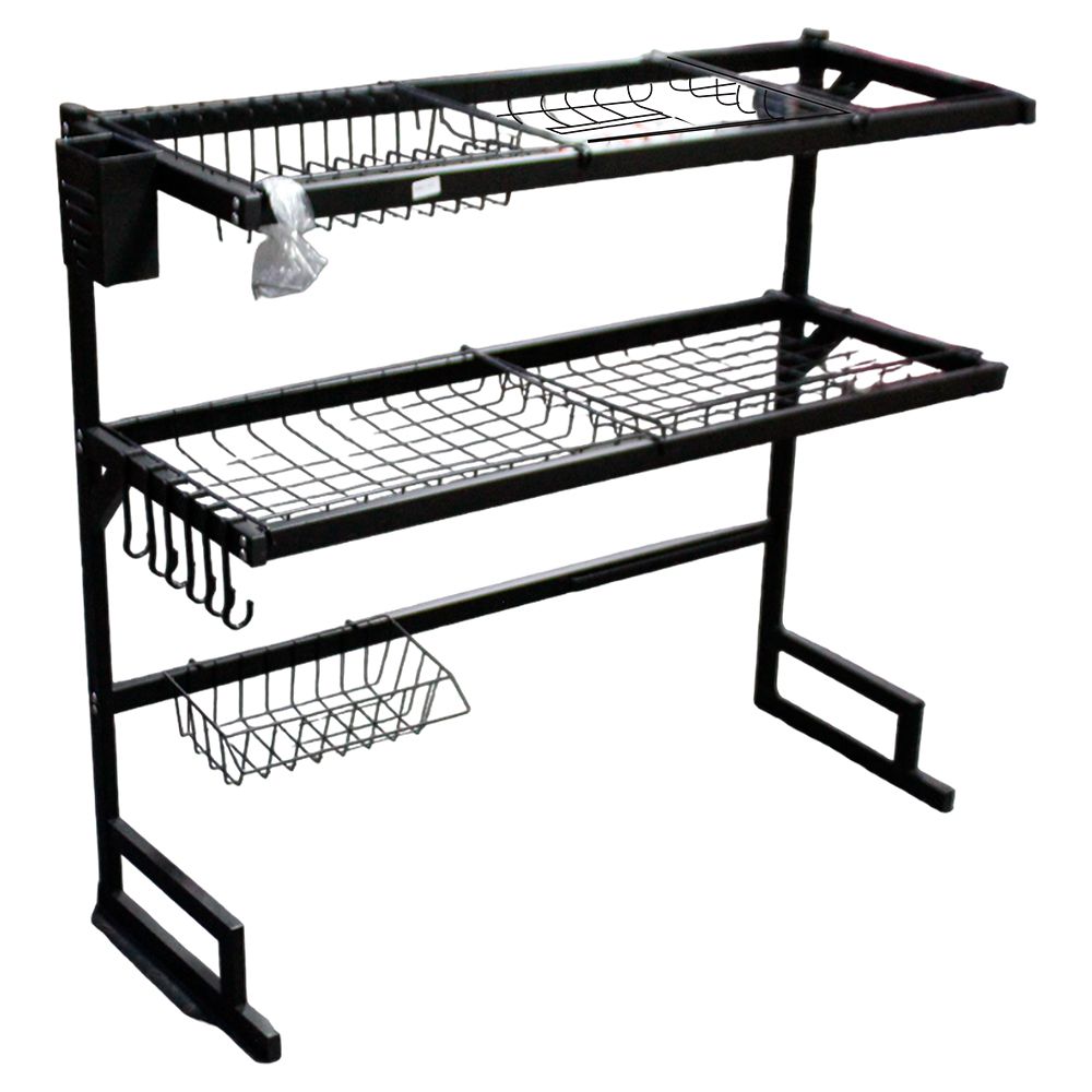 ESCURRIDOR DE PLATOS METALICO 2 NIVELES 76X85X31CM KC-30691