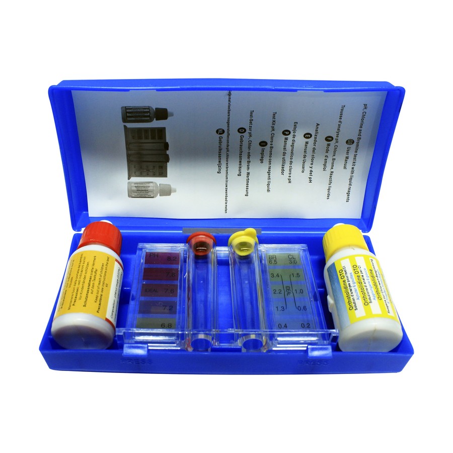 KIT PROBADOR AGUA PISCINA 2 PRUEBAS BTK1