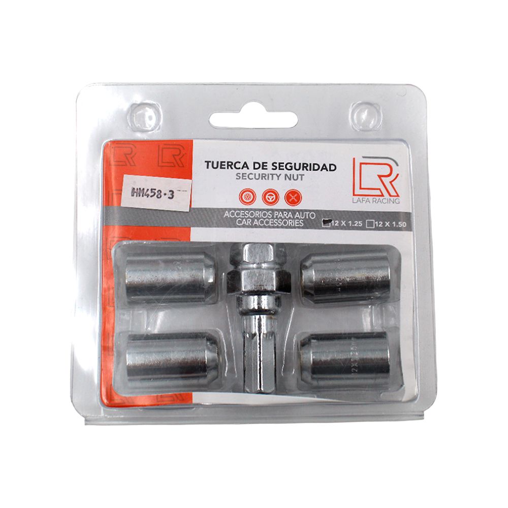 TUERCA SEGURIDAD P/AUTO 12X1.25MM