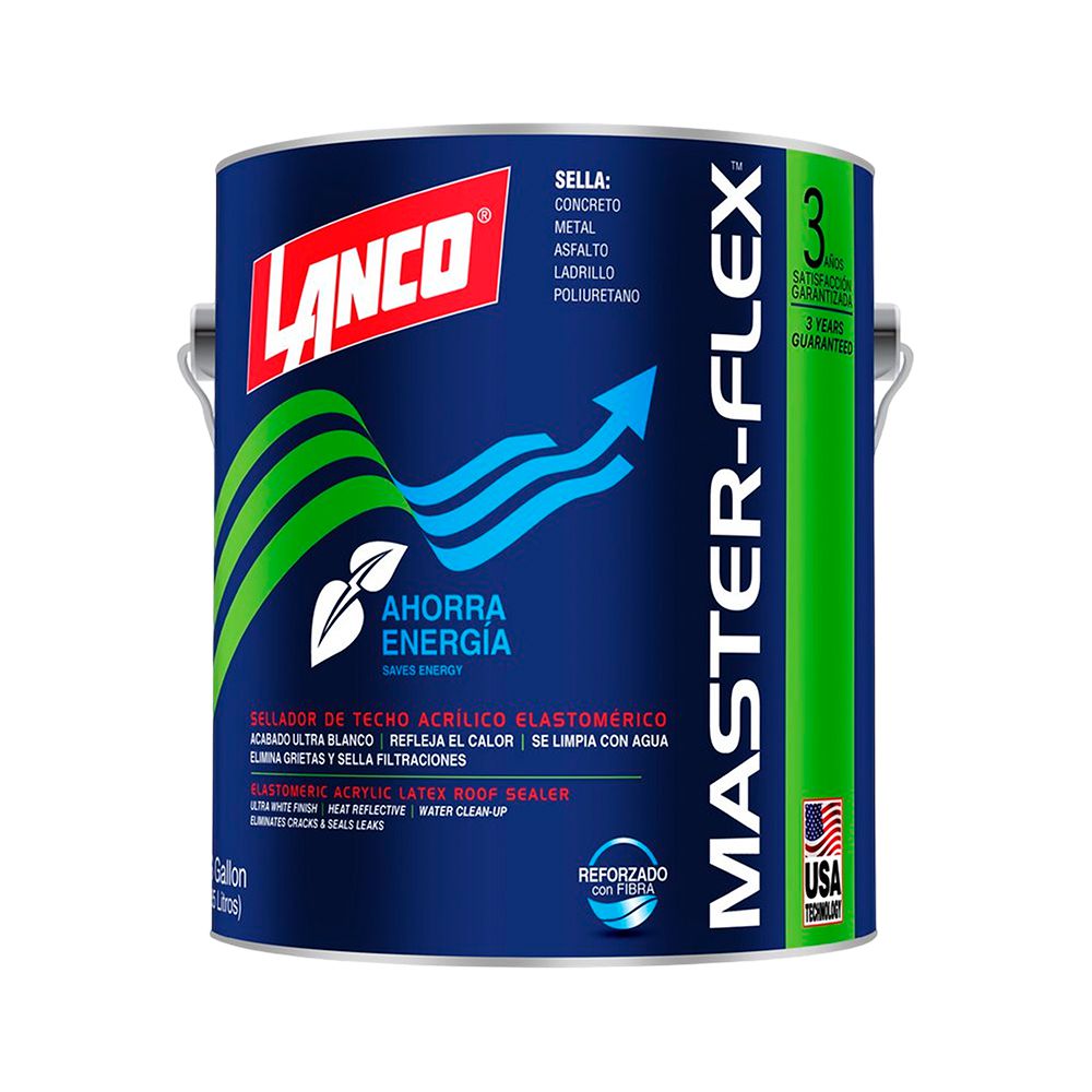 IMPERMEABILIZANTE MASTER FLEX BLANCO GAL. LANCO VA-1744-4