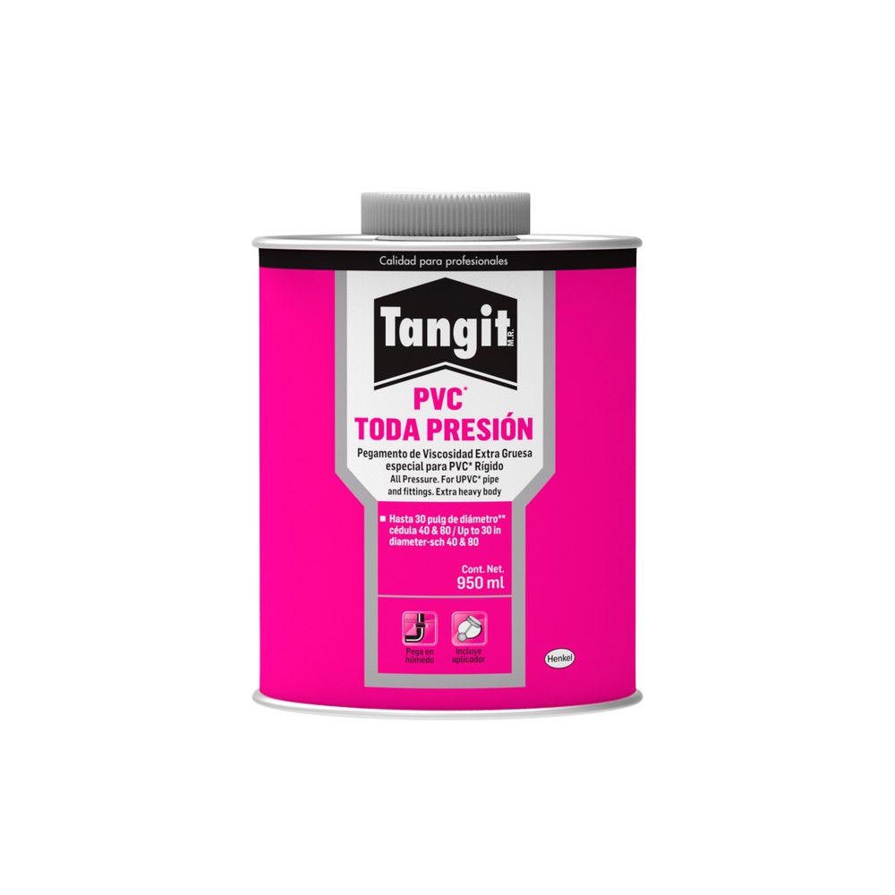 PEGAMENTO PVC TODA PRESION WET DRY LATA 950 ML. TANGIT