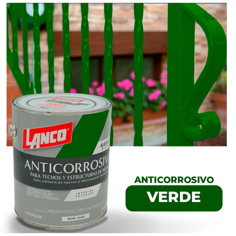ANTICORROSIVO MATE PLUS VERDE GLN LANCO (NC)