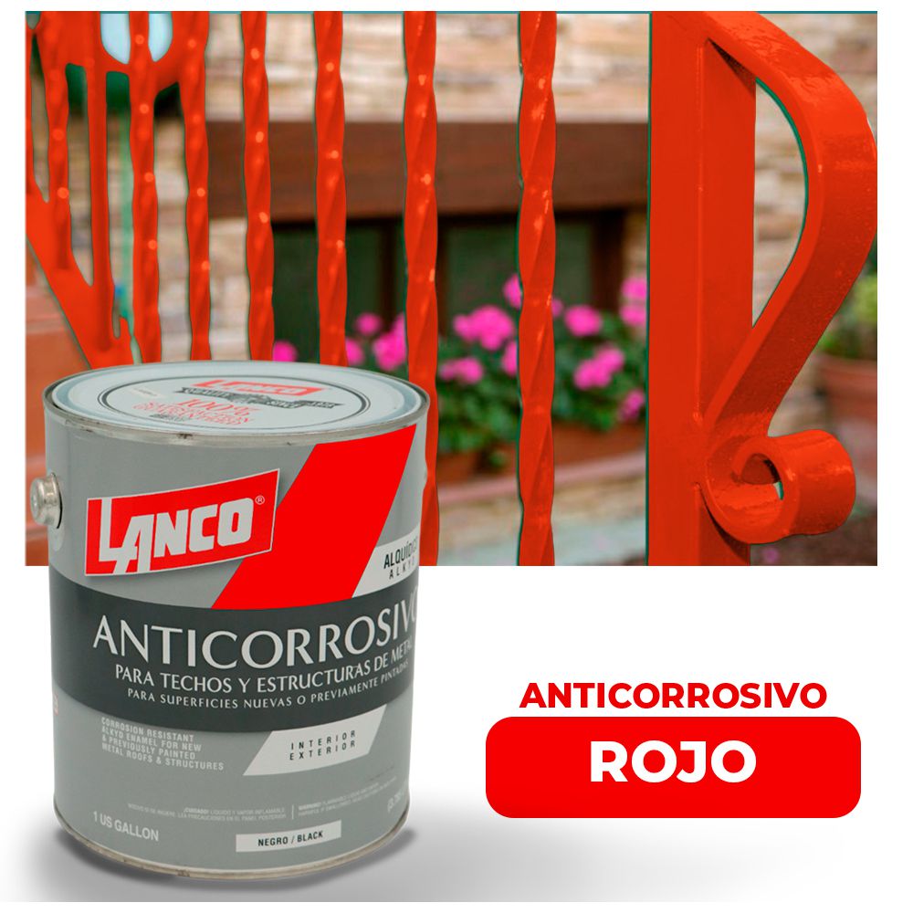 ANTICORROSIVO MATE PLUS ROJO GLN LANCO (NC)