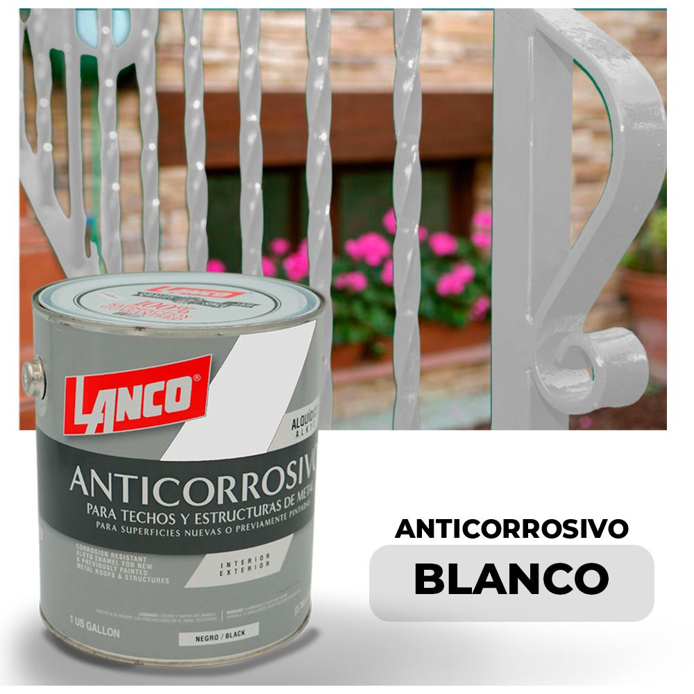 ANTICORROSIVO MATE PLUS BLANCO GLN LANCO