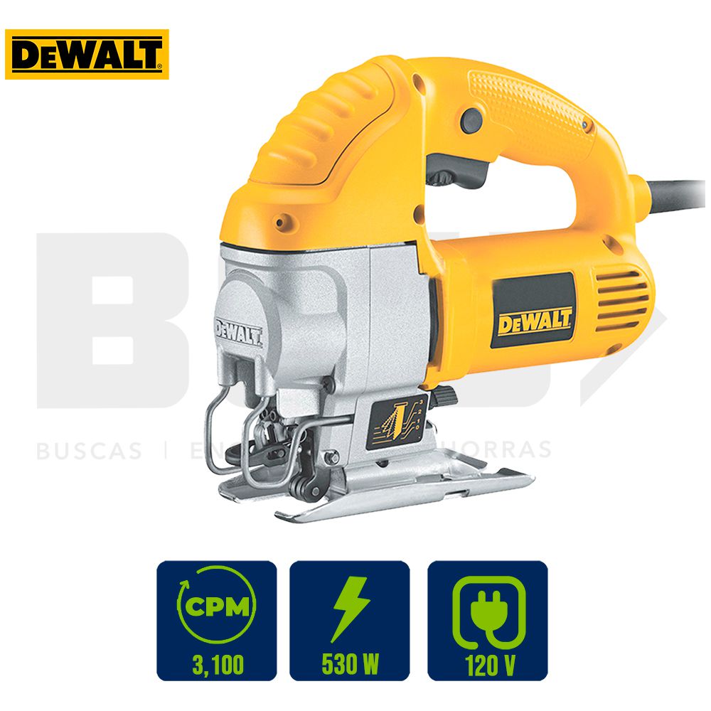 SIERRA CALADORA 530W 5.5AMP 4 POS. DEWALT DW317K