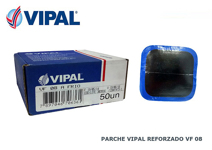 PARCHE REFORZADO VF-8 VIPAL (UNIDAD) 65x65MM