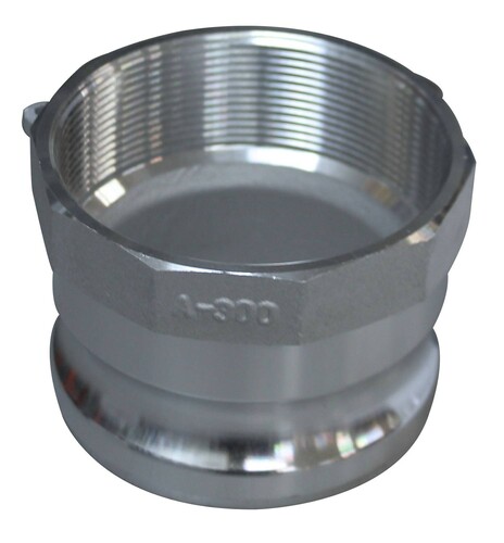 ACOPLE P/ACHICADORA 3X3 PLG. TIPO A300 ALUM. BBT