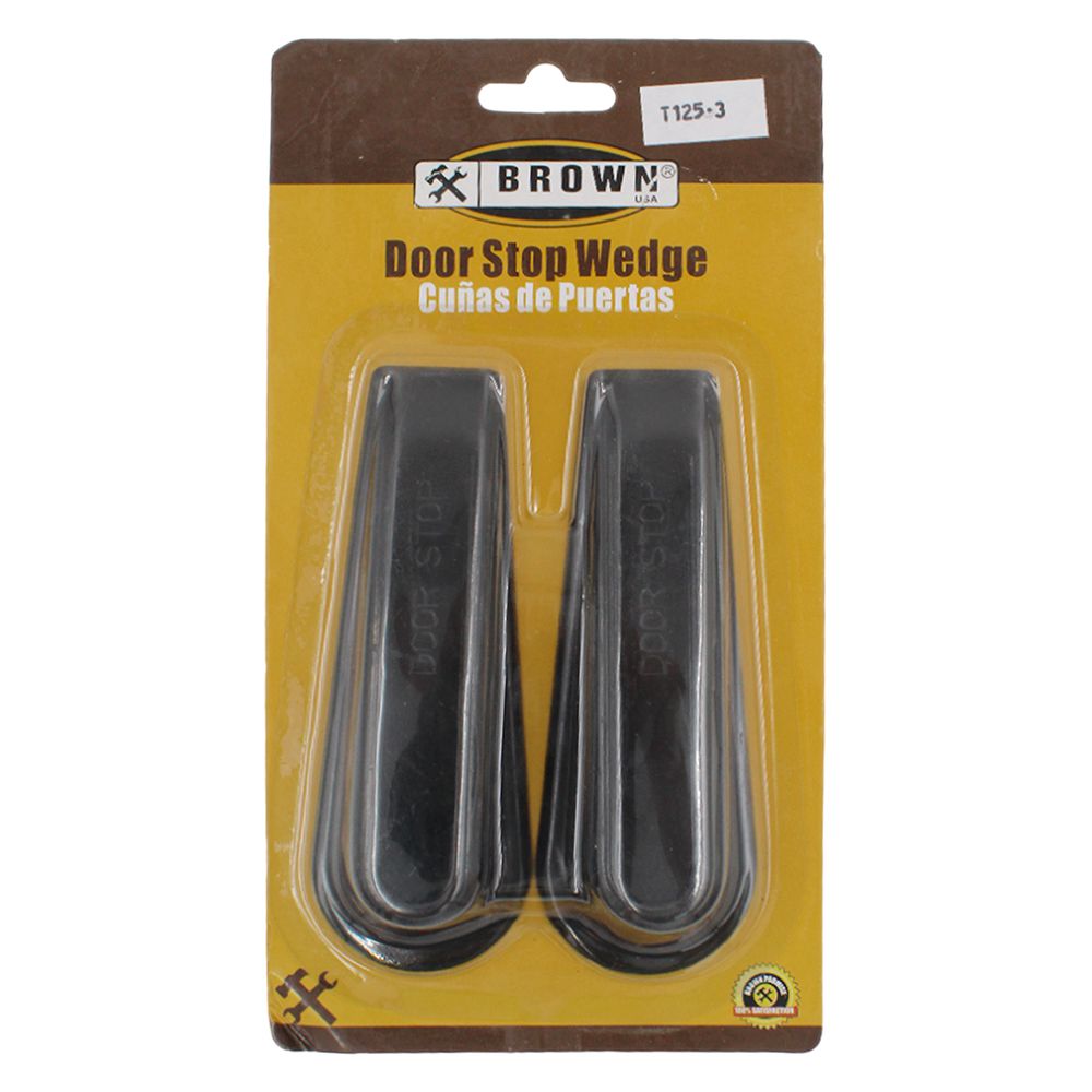 TOPE HULE P/PUERTA NEGRO (PAR) BRRDS001 (NC)