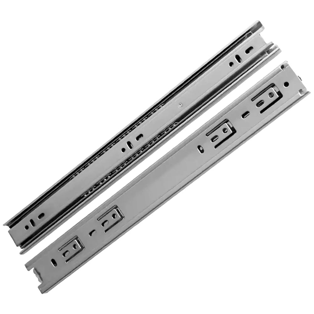 RIEL PARA GAVETA GALV. CON BALERO CIERRE SUAVE 450MM/18PULG 46374/46759 (PAR)