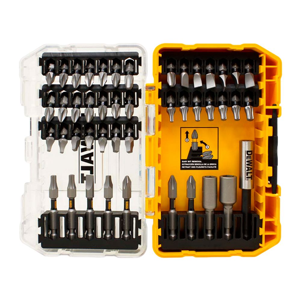 SET DE PUNTAS DE DESTORNILLADO 45 PIEZAS DEWALT DWA45SET