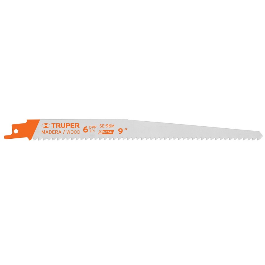SEGUETAS PARA SIERRA RECIPROCA MADERA 6DPP 9PULG TRUPER 10788 (PAR)