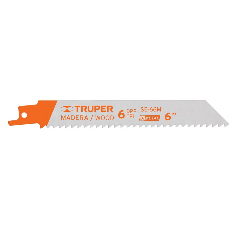 SEGUETAS PARA SIERRA RECIPROCA MADERA 6DPP 6PULG TRUPER 10787 (PAR)