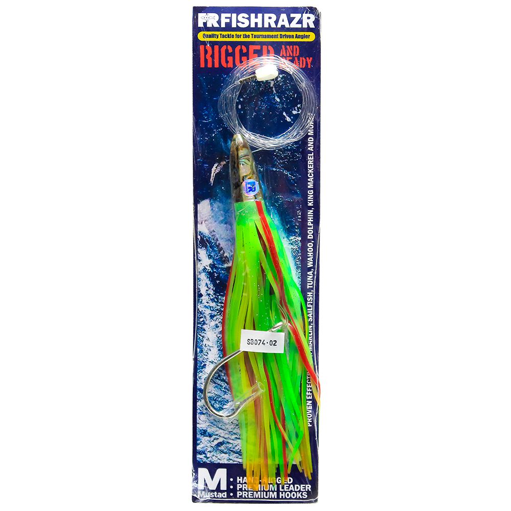 RIGGED BALI BULLET FISH RAZR FR451 GREEN LUMUS SKIRT