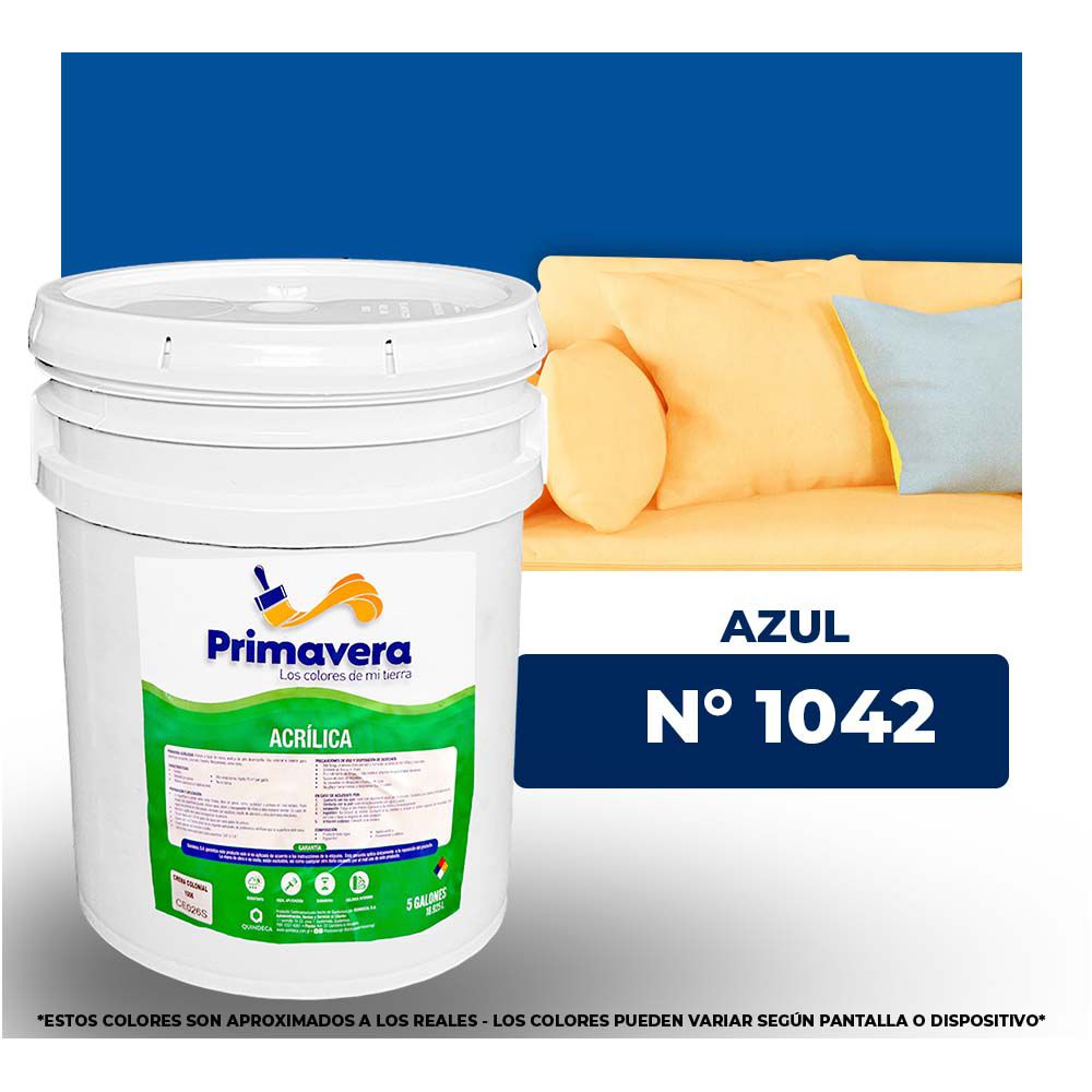 VINILICA  PRIMAVERA  AZUL   Nº 1042  CUB.