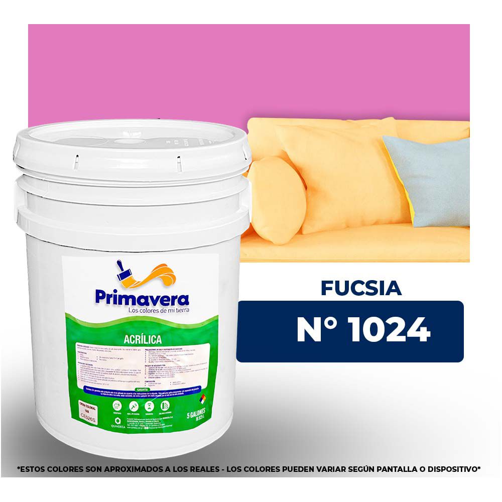 VINILICA  PRIMAVERA  FUCSIA  Nº 1024  CUB.