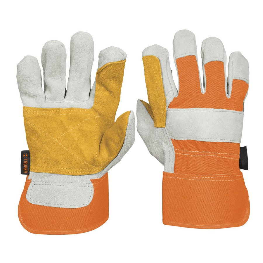 GUANTE CUERO Y LONA PREMIUM TRUPER 14246