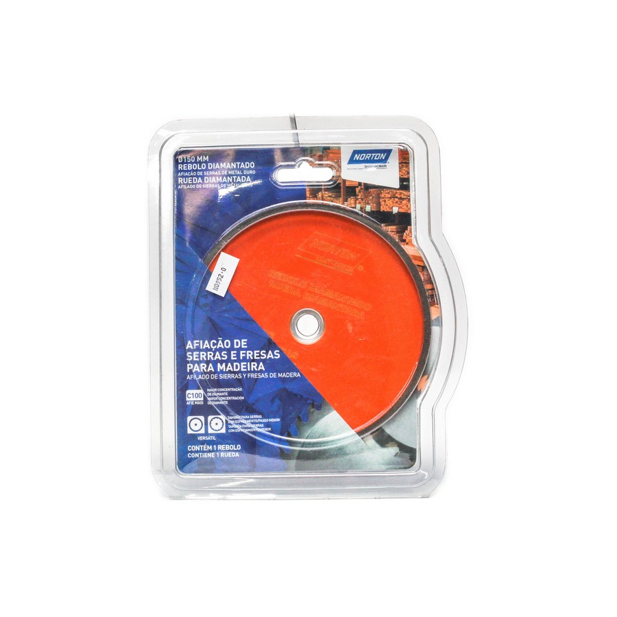 DISCO DIAMANTE P/AFILADO D/DISCOS 66260173343 PS185 150X2.5X1.5X20MM