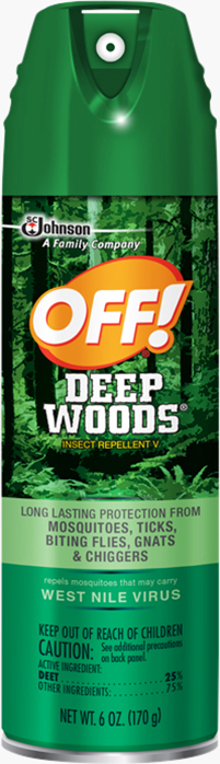 REPELENTE MOSQUITOS OFF DEEP WOODS 170 GRS.