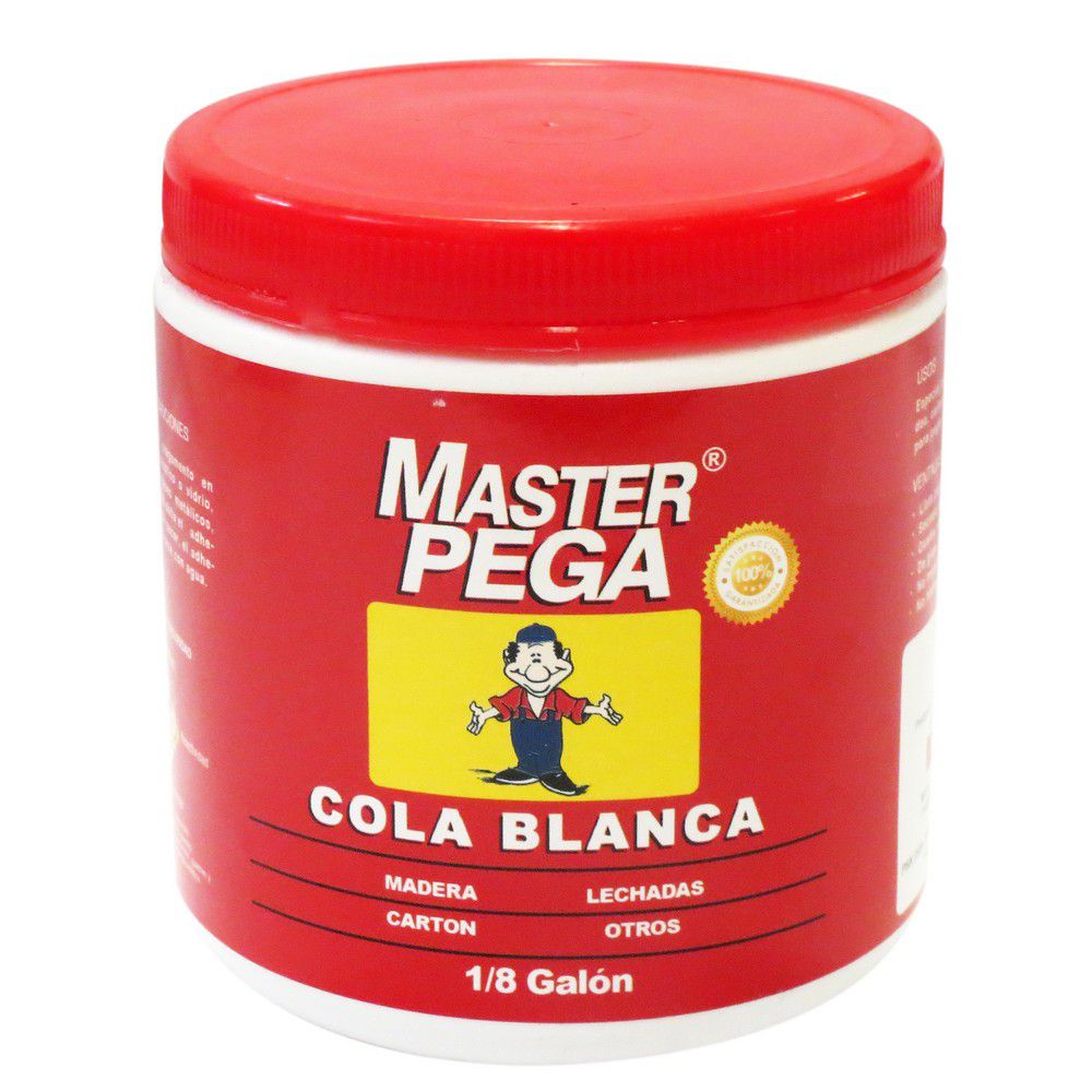 PEGAMENTO COLA BLANCA 1/8 MASTER PEGA MPCB-35