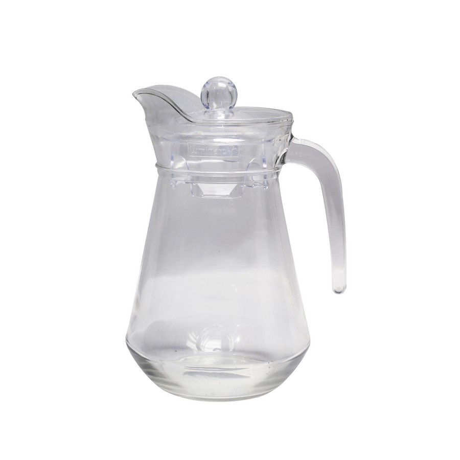 PICHEL VIDRIO 1.3 LT. CON TAPA LUMINARC G2662 (DESC)