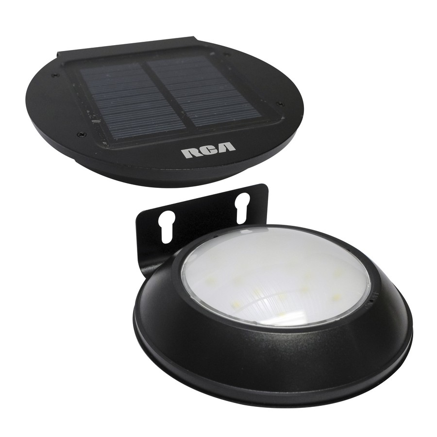 LAMPARA LED SOLAR RCA 3W PARED CON SENSOR MOV RLSOLD3W